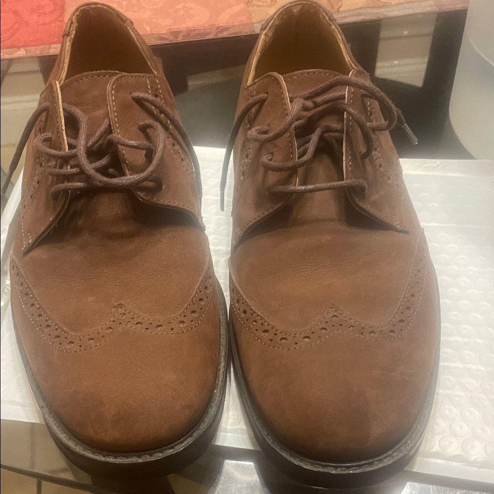 Johnston & Murphy Brown Wingtip Derby Oxfords